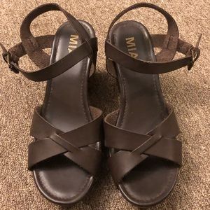 Dark brown sandals